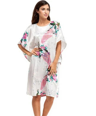 Silk Short Sleeve Nightgown