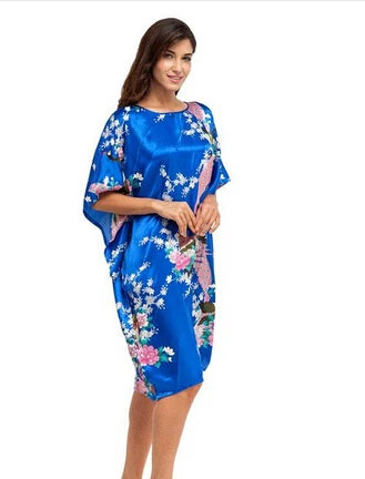 Silk Short Sleeve Nightgown