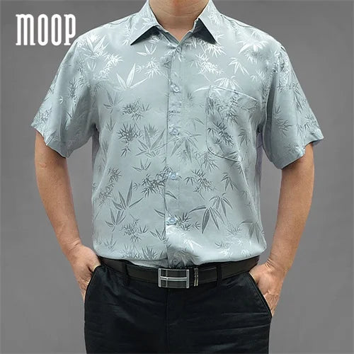 100% Silk Jacquard Shirt