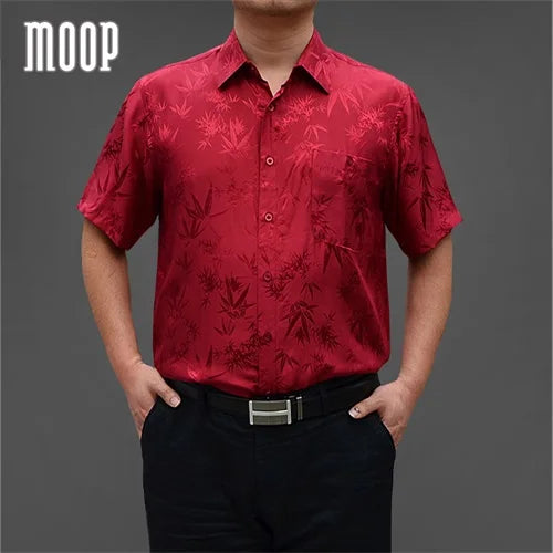 100% Silk Jacquard Shirt