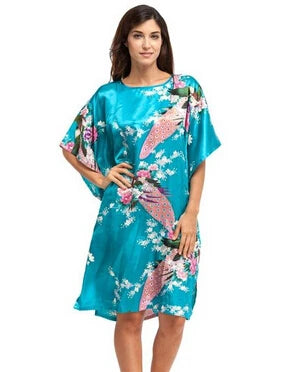 Silk Short Sleeve Nightgown