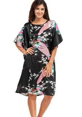 Silk Short Sleeve Nightgown