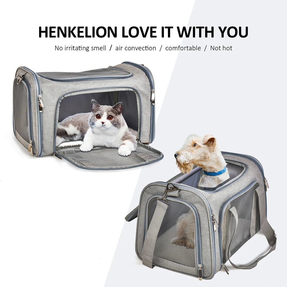 Airline Approved Soft-Sided Dog Carrier Backpack for Travel
