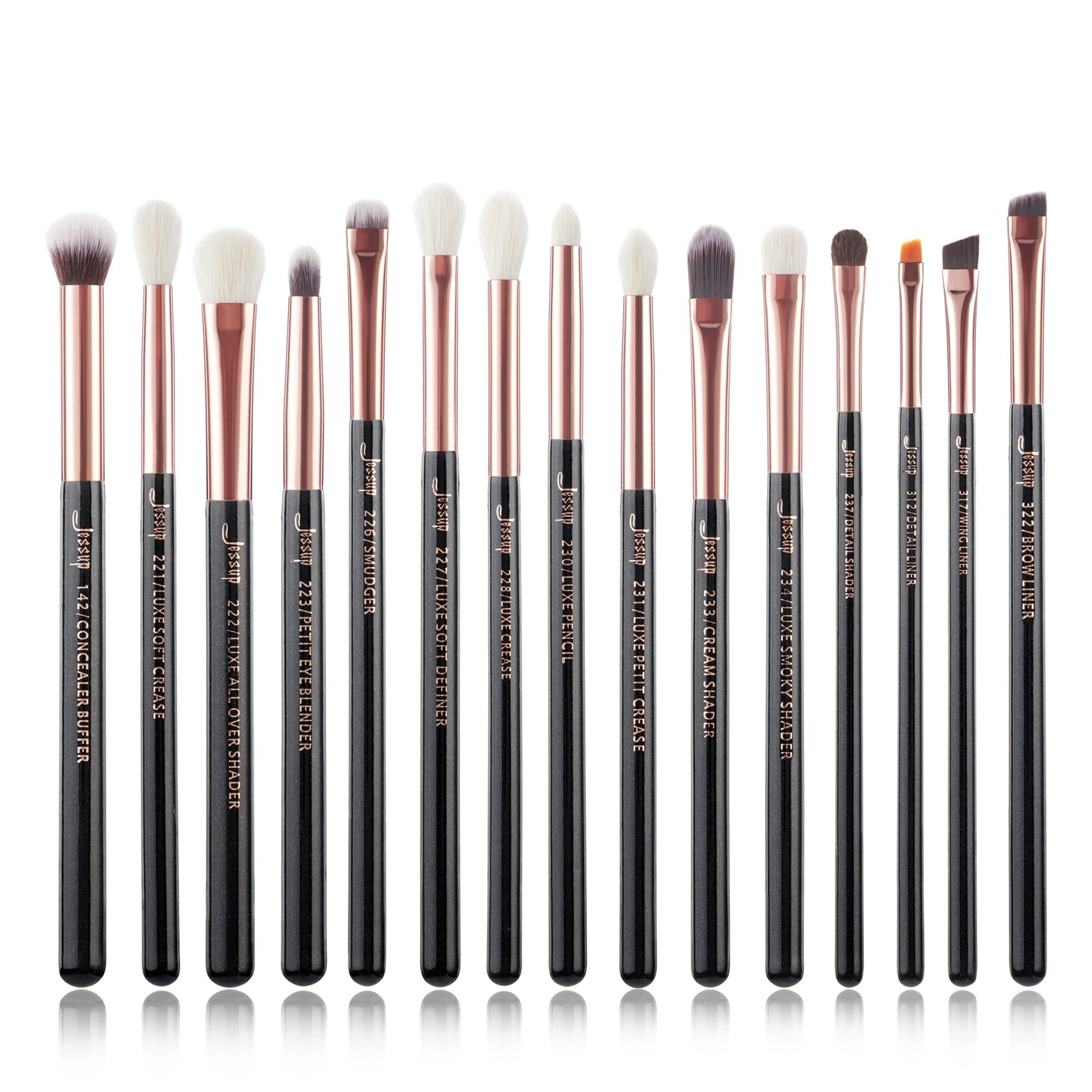 15-Piece Professional Makeup Brush Set
