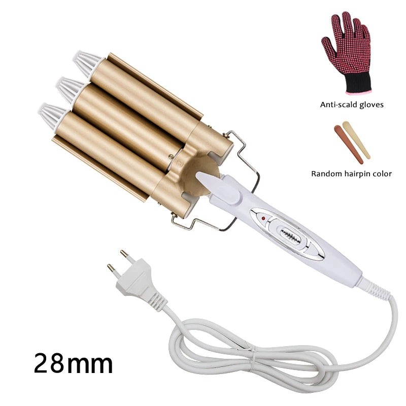 Ceramic Triple Barrel Professional Hair Waver