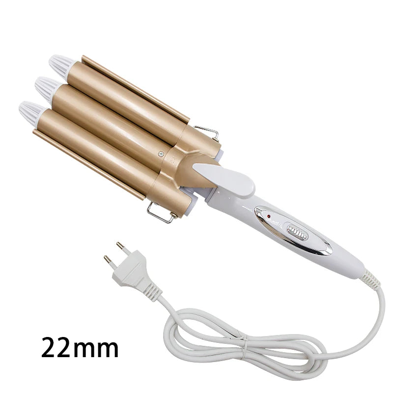 Ceramic Triple Barrel Professional Hair Waver