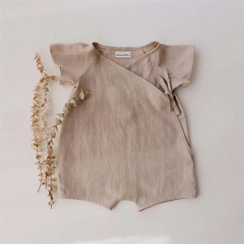 Linen Cotton Baby Romper