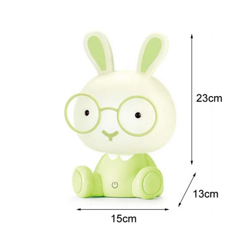 Cartoon Bunny LED Night Light Touch Table Lamp