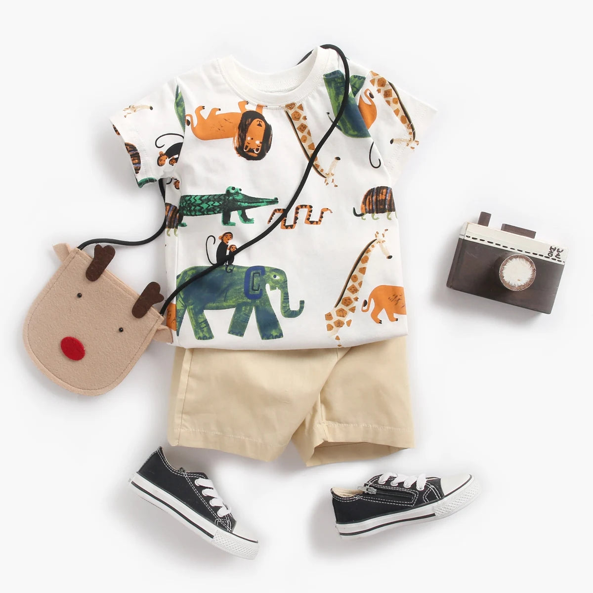 Cartoon Boys Clothing Sets: Summer Casual Baby Outfits 2Pcs