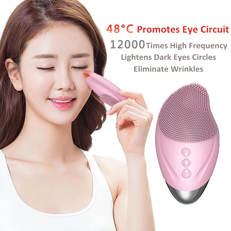 Silicone Cleansing Brush Eye Massage Tool