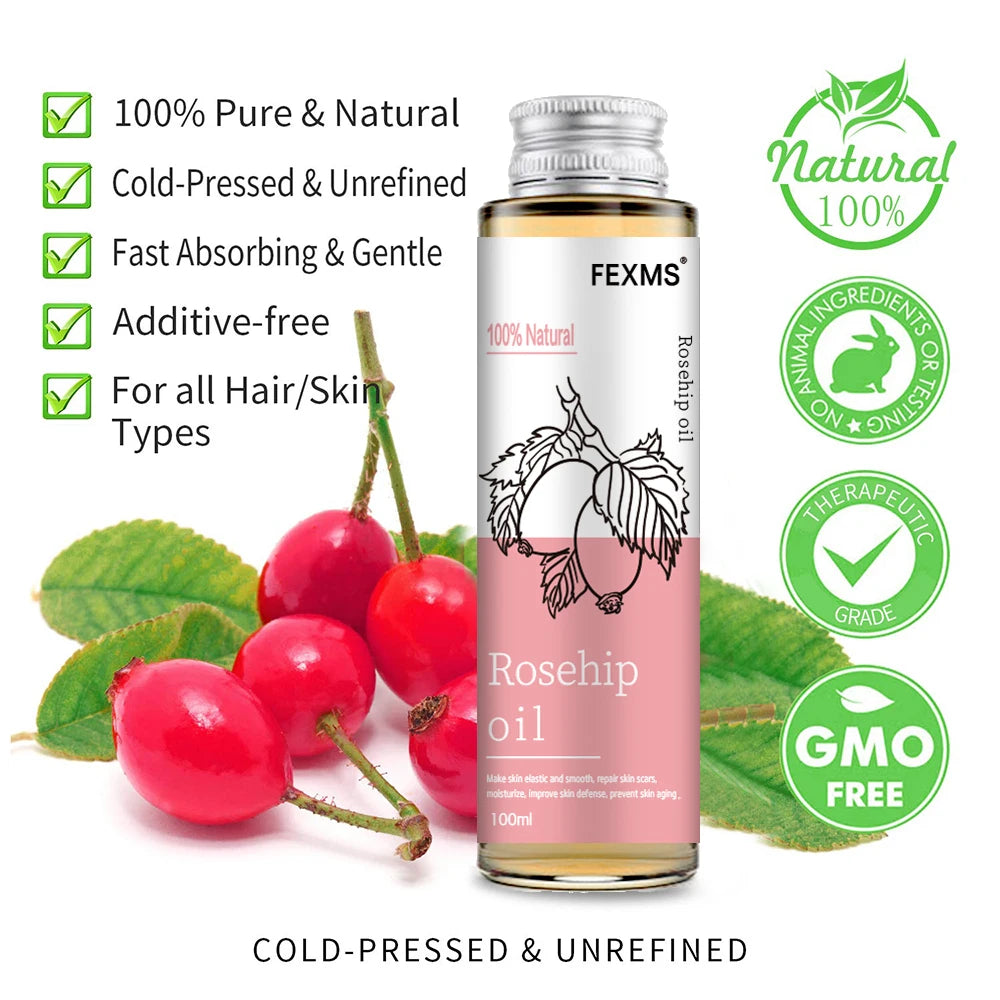 Pure Organic Rosehip Seed Oil