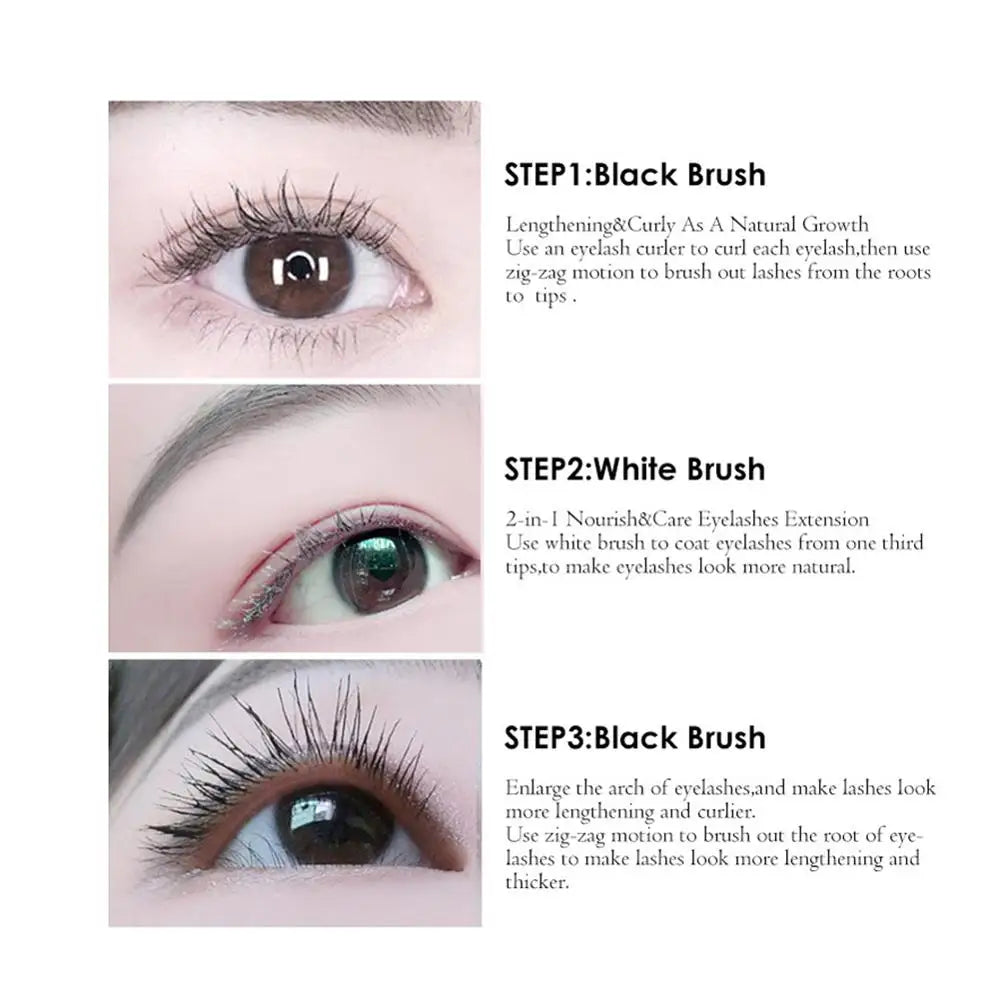 Double Head 4D Silk Fiber Mascara