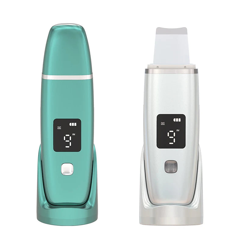 Ultrasonic EMS Skin Scrubber Facial Cleaner