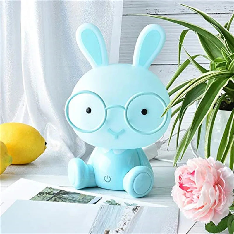 Cartoon Bunny LED Night Light Touch Table Lamp