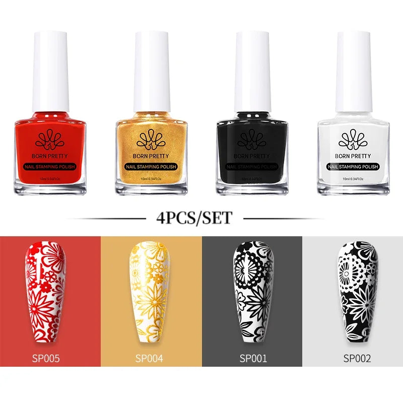 10ml Stamping Nail Polish Set