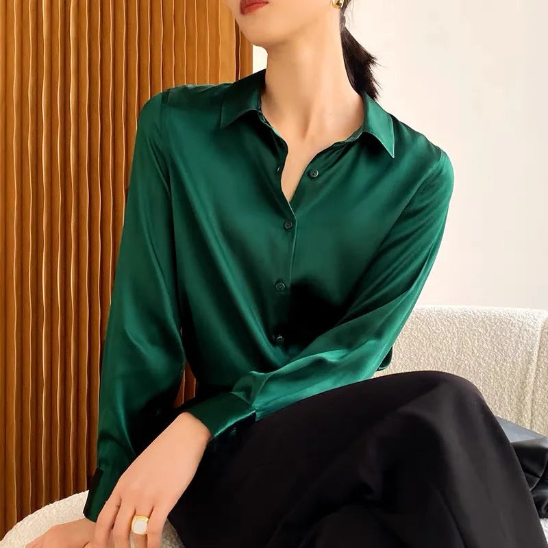 Elegant Satin Blouse