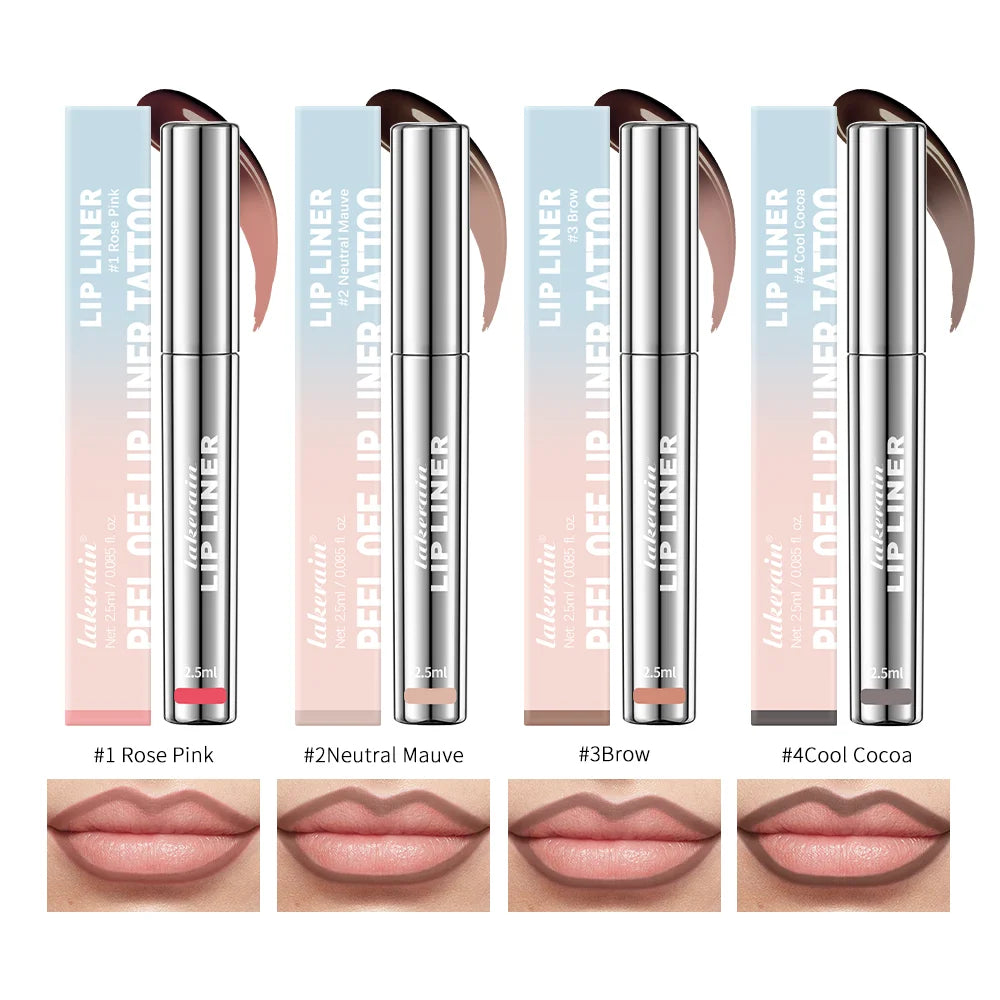 Waterproof Peel-Off Lip Tint and Liner