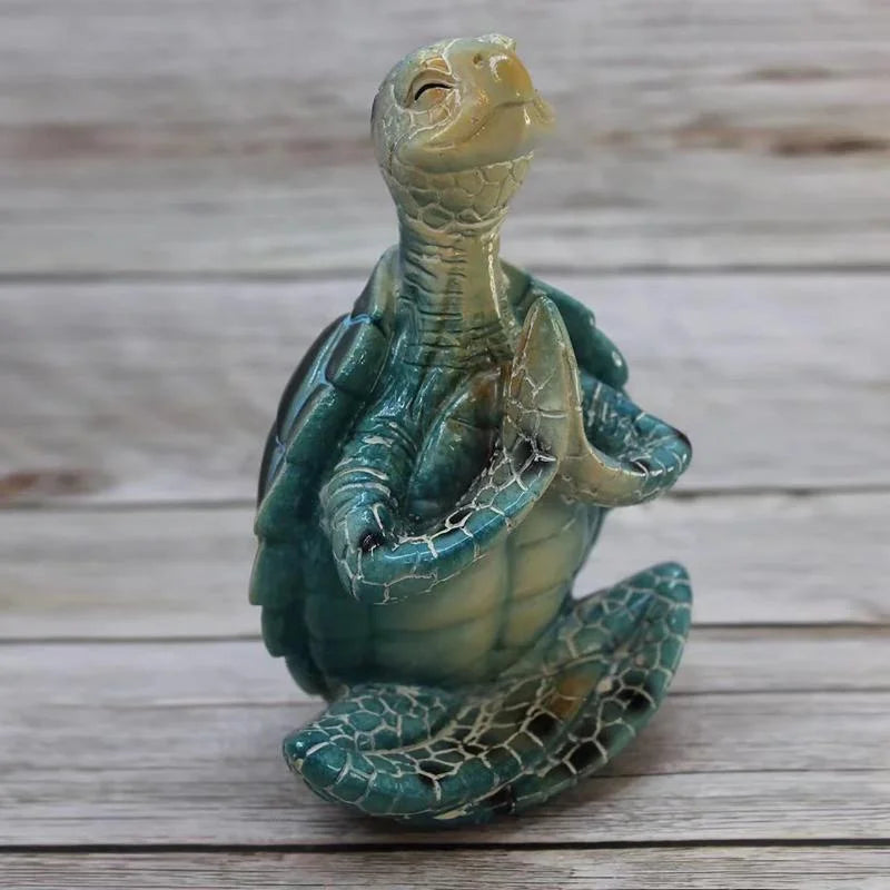 Meditating Sea Turtle Figurine