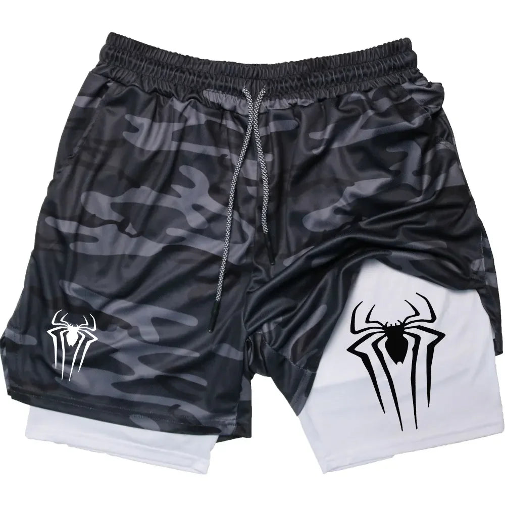 Unisex Anime Print Summer Shorts