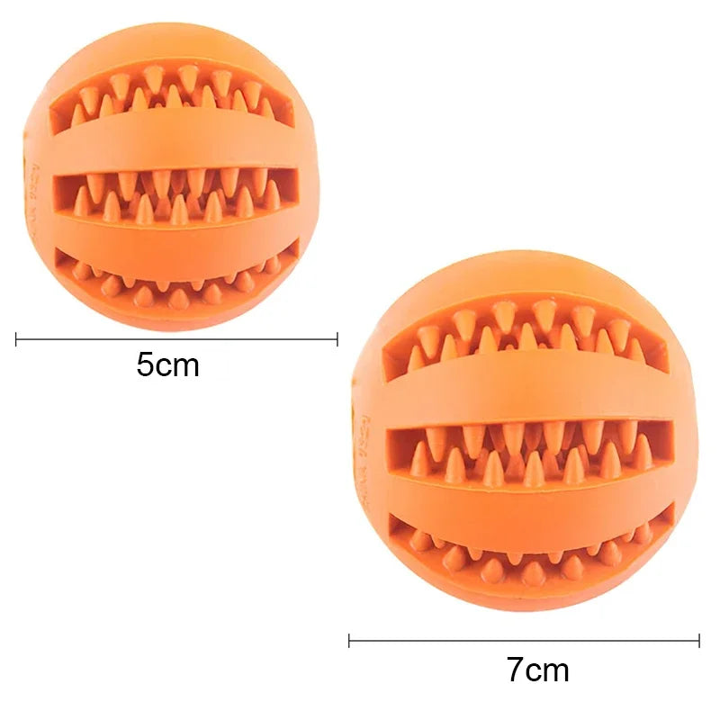 Elastic Dog Ball Toy: Interactive Chew for Dental Health