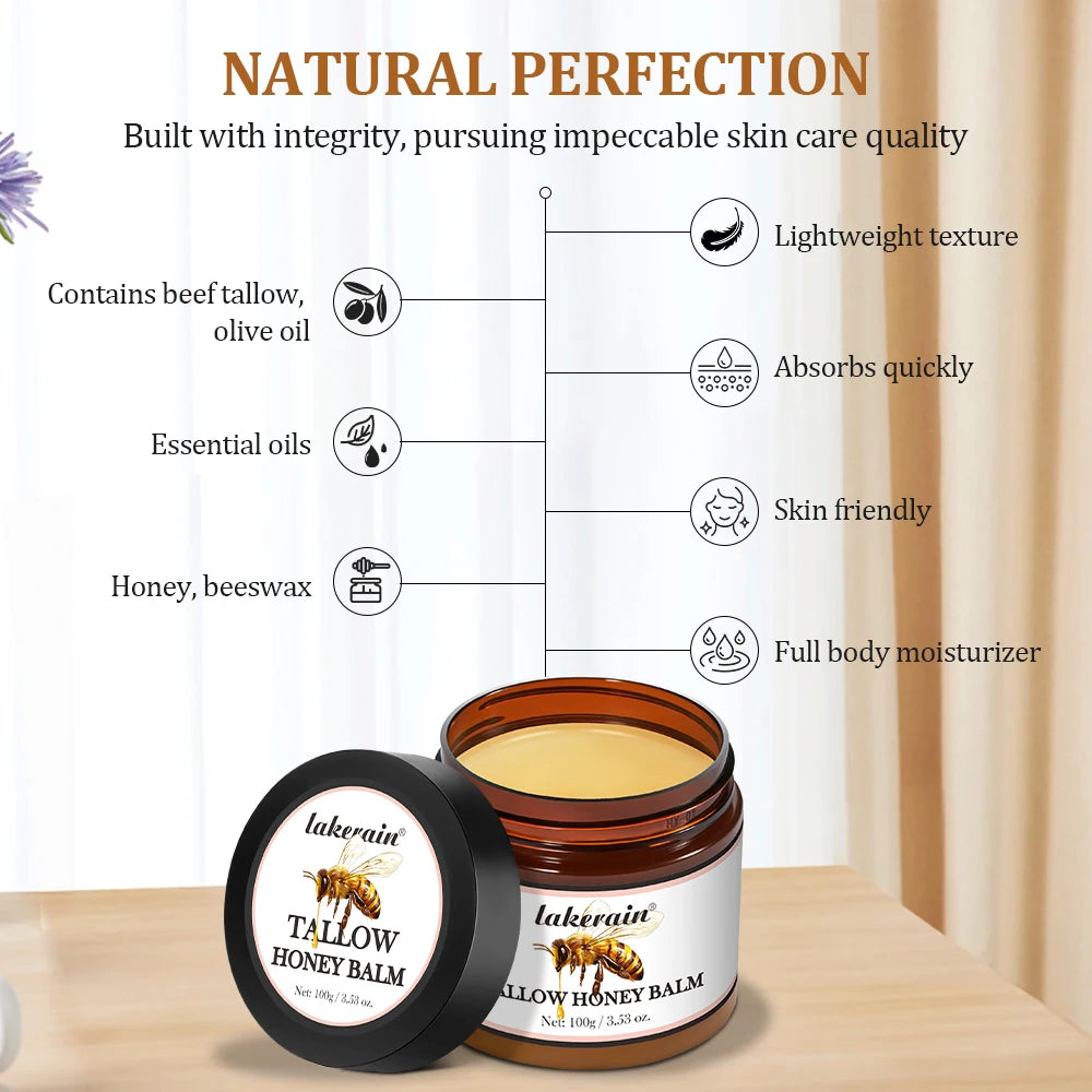 Tallow Honey Moisturizing Balm