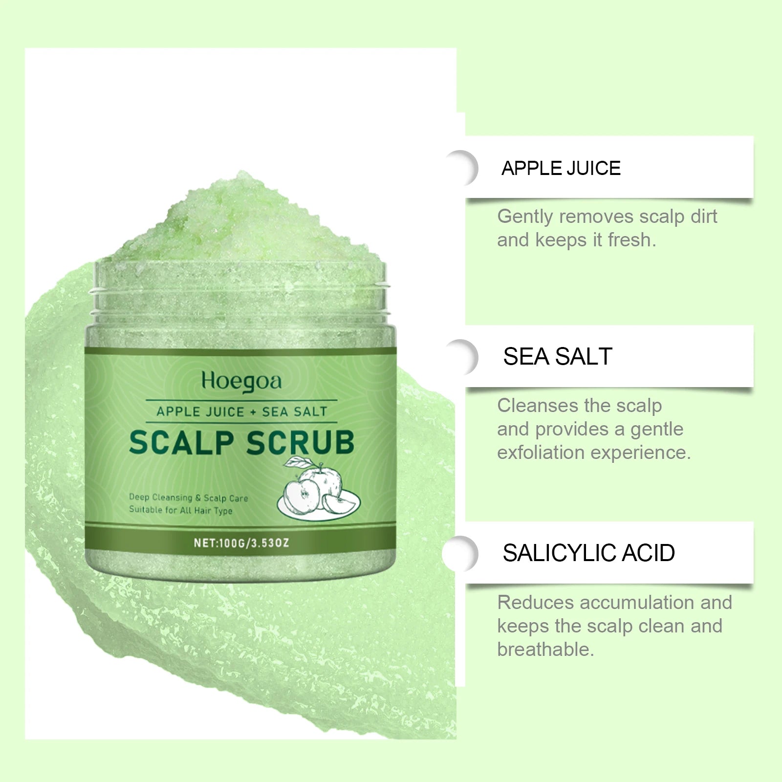 Rosemary Sea Salt Scalp Scrub Shampoo