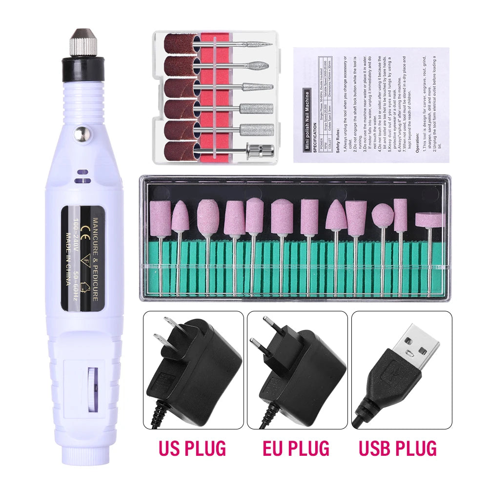 Electric Nail Drill Machine