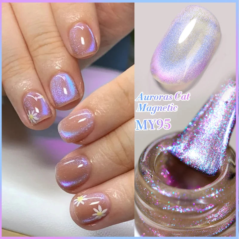 Sparkling Magnetic Cat Eye Gel Polish
