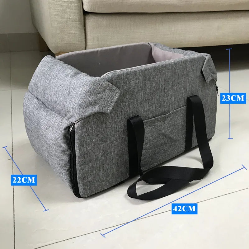 Portable Dog Car Seat Bed Carrier Safety Travel Bag