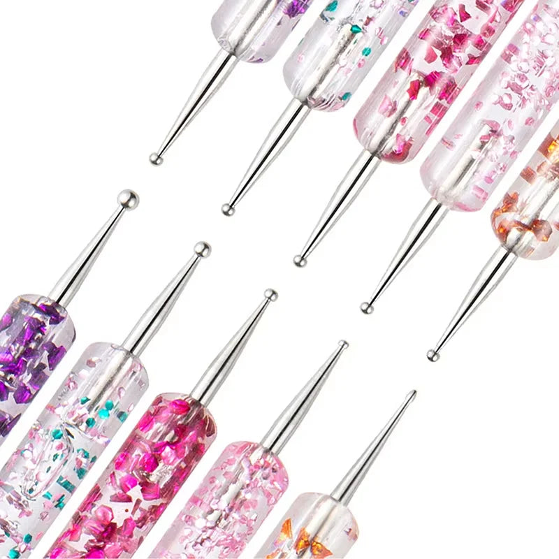 Dual-Ended Nail Art Dotting Pens Set