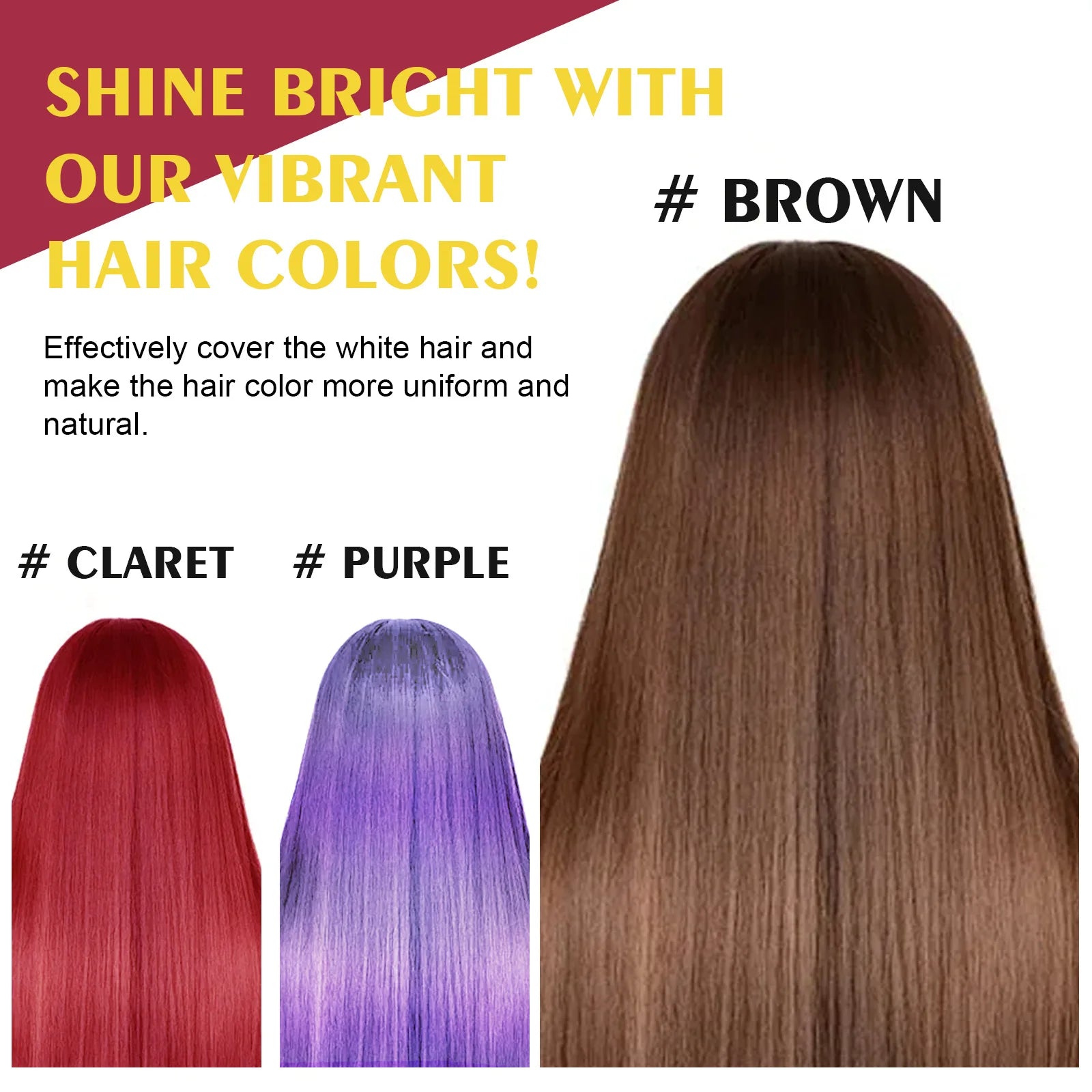 3-in-1 Rapid Hair Dyeing Shampoo