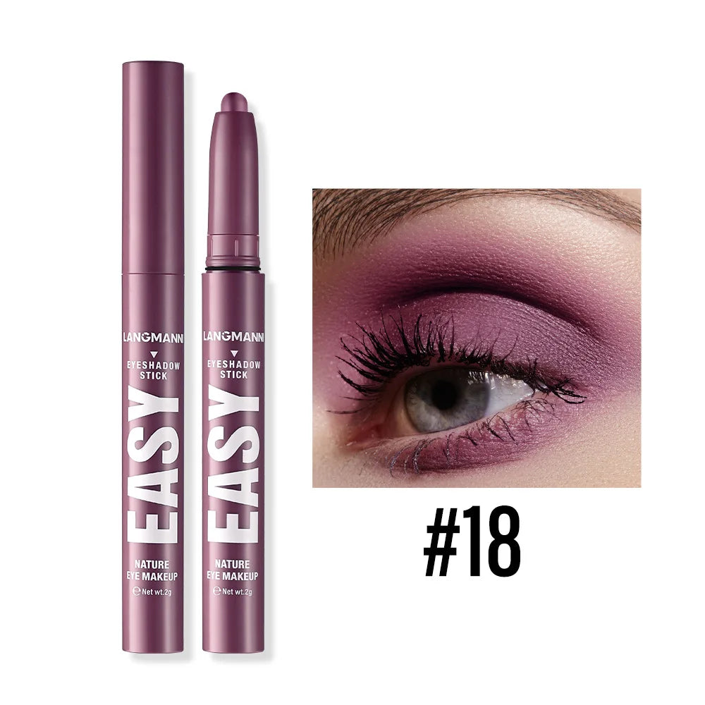 Metallic Grey-Blue Eyeshadow Stick