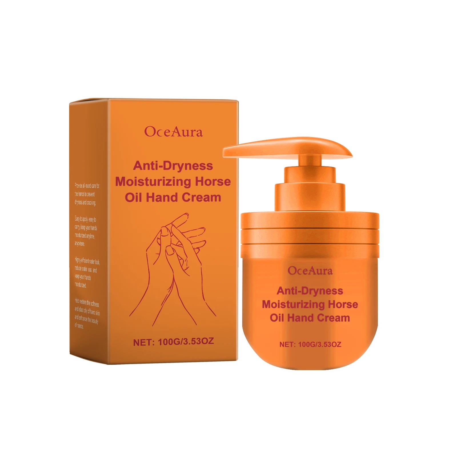 Horse Oil Moisturizing Hand Cream