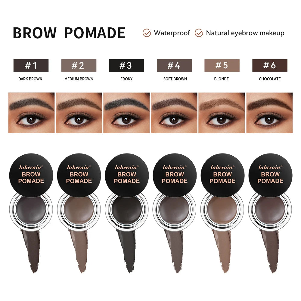 6-Color Long-Lasting Eyebrow Styling Cream Gel