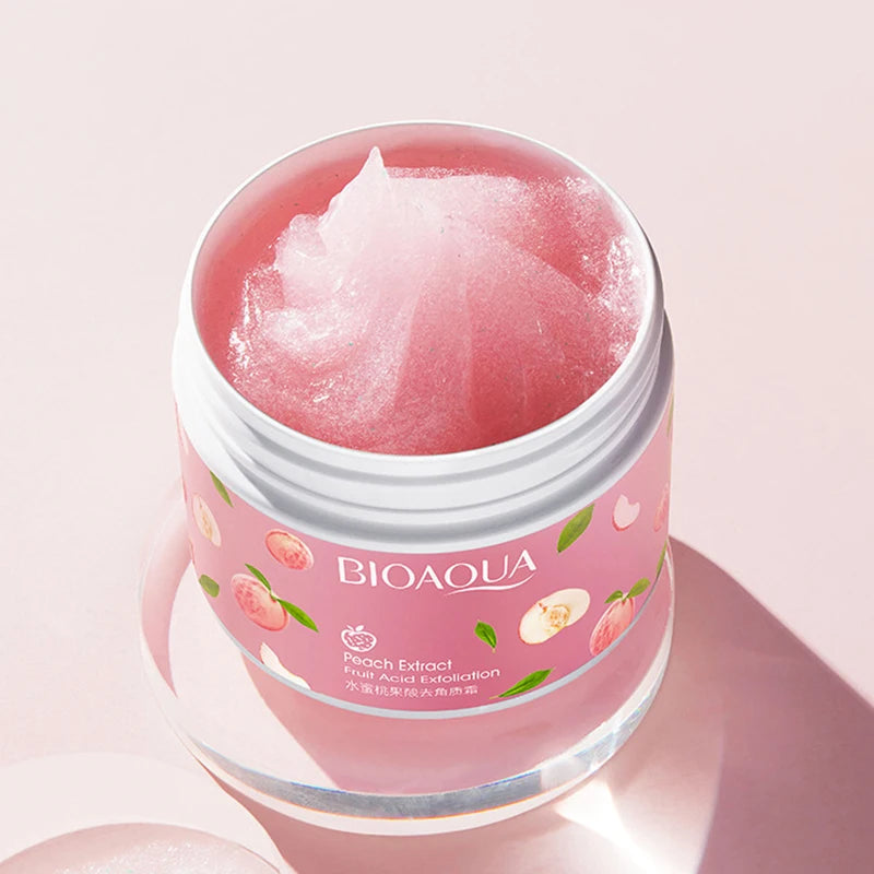 Honey Peach Exfoliating Facial Cream Scrub