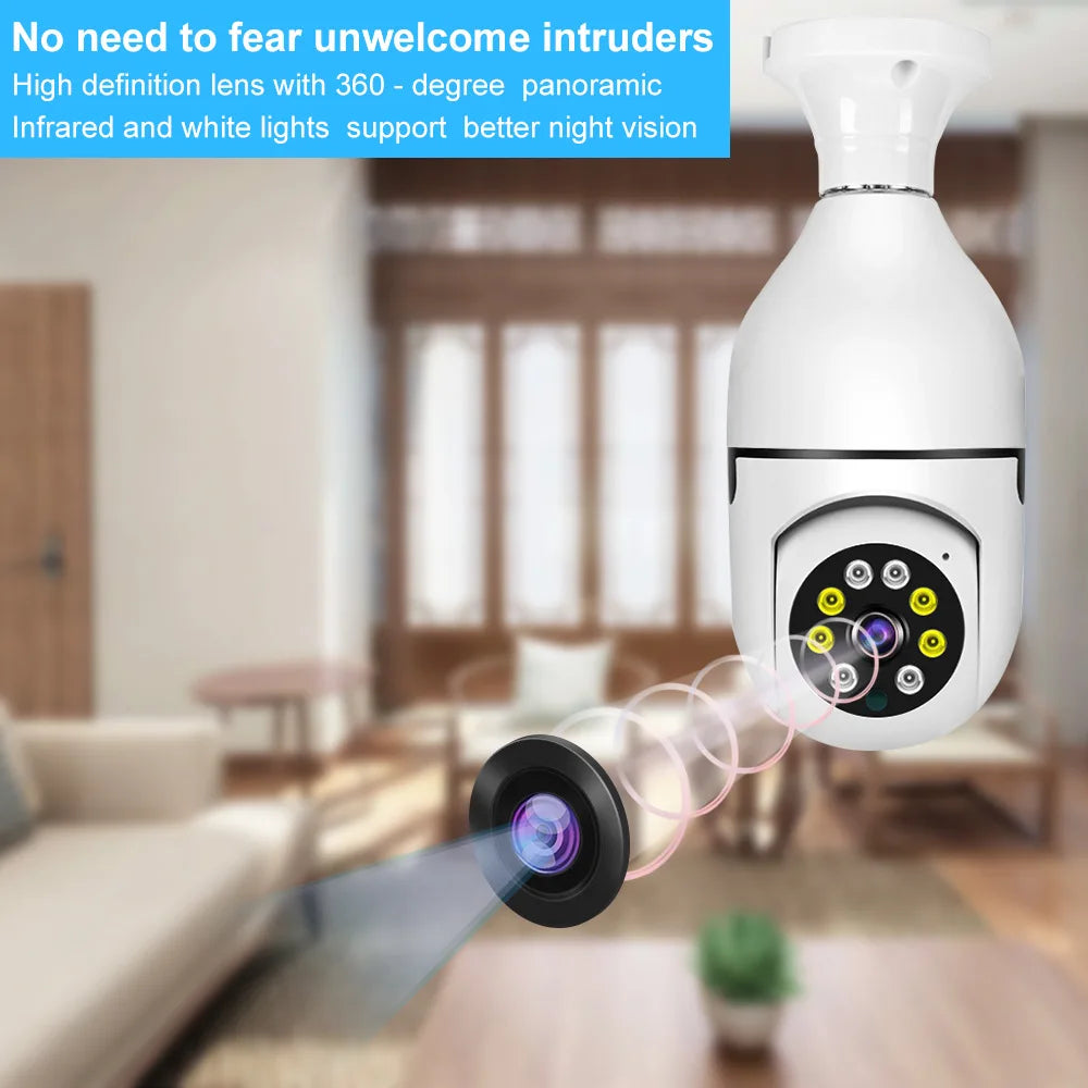 3MP E27 Bulb Surveillance Camera