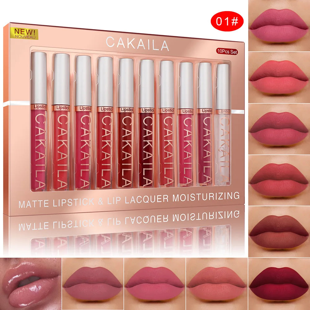 10 Nude Matte Liquid Lipsticks