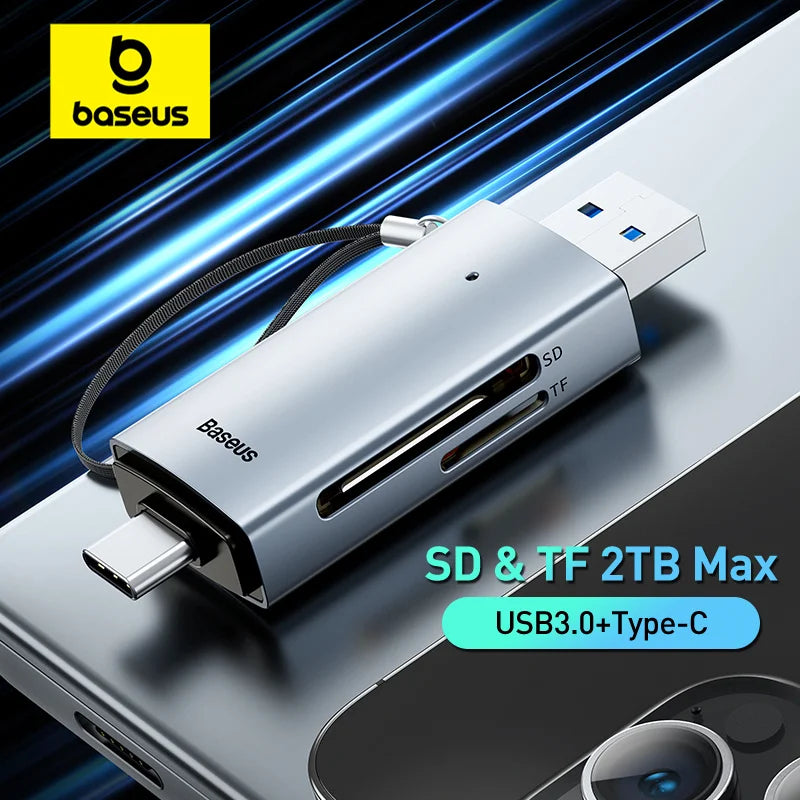 USB C & USB3.0 Card Reader