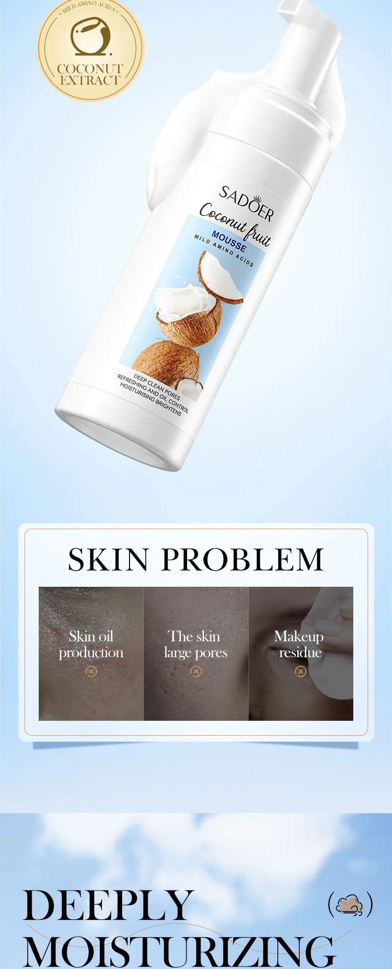 Coconut Cream Hydrating Face Wash