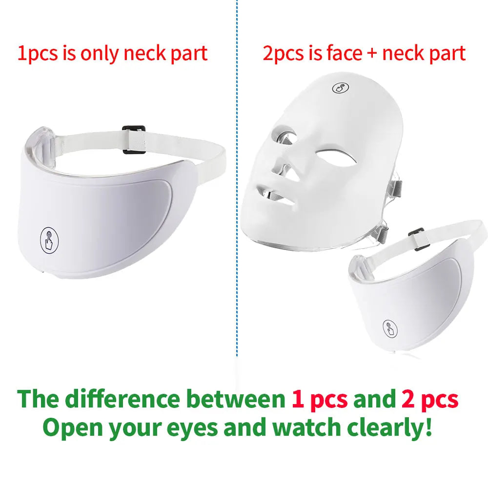 7-Color LED Facial and Neck Beauty Machine