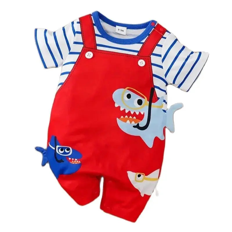 Summer Baby Shark Jumpsuit