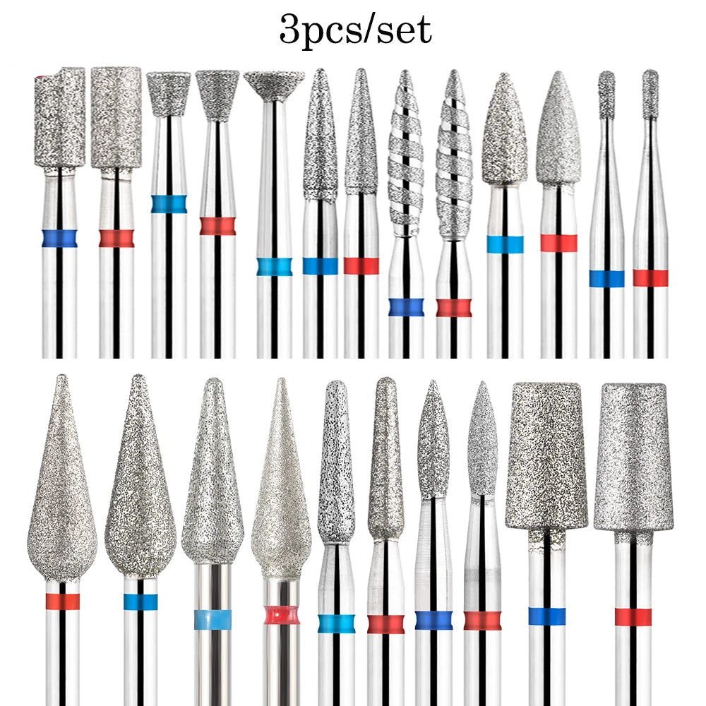 Diamond Nail Drill Bits Set