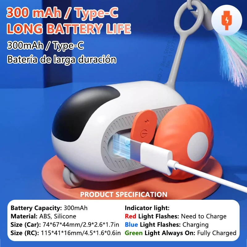 Interactive Remote Control Cat Toy