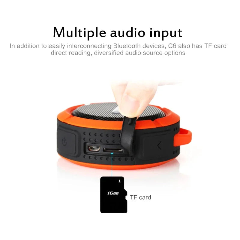 Portable Waterproof Bluetooth Speaker