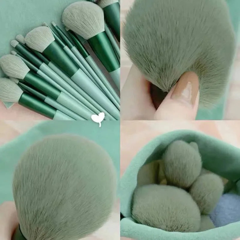 Fluffy Makeup Brushes Set