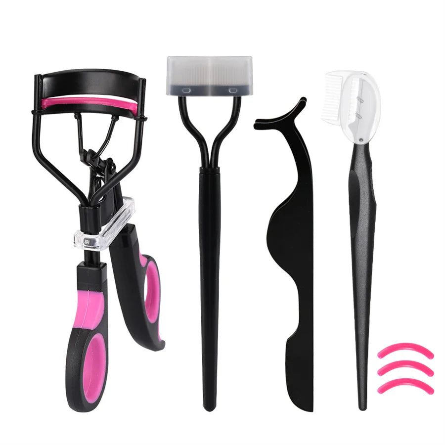 Dual Color Eyelash Curler and Brow Trimmer
