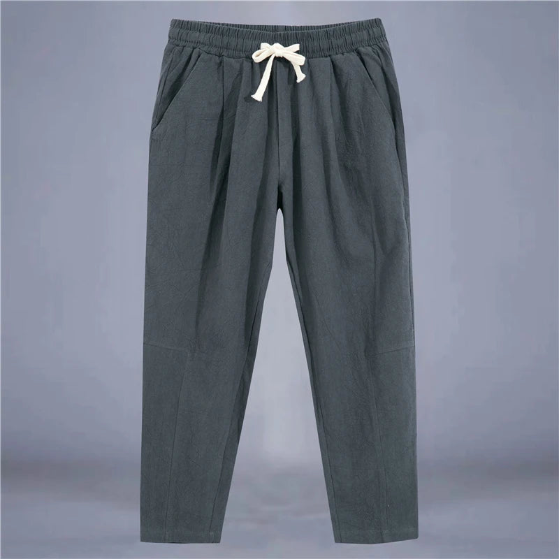 Cotton Linen Casual Pants