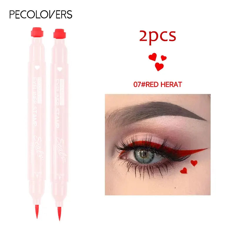 2-in-1 Star & Moon Stamp Liquid Eyeliner Pen