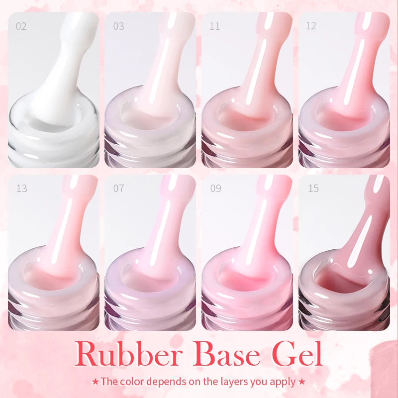 Milky Pink Rubber Base Gel Nail Polish