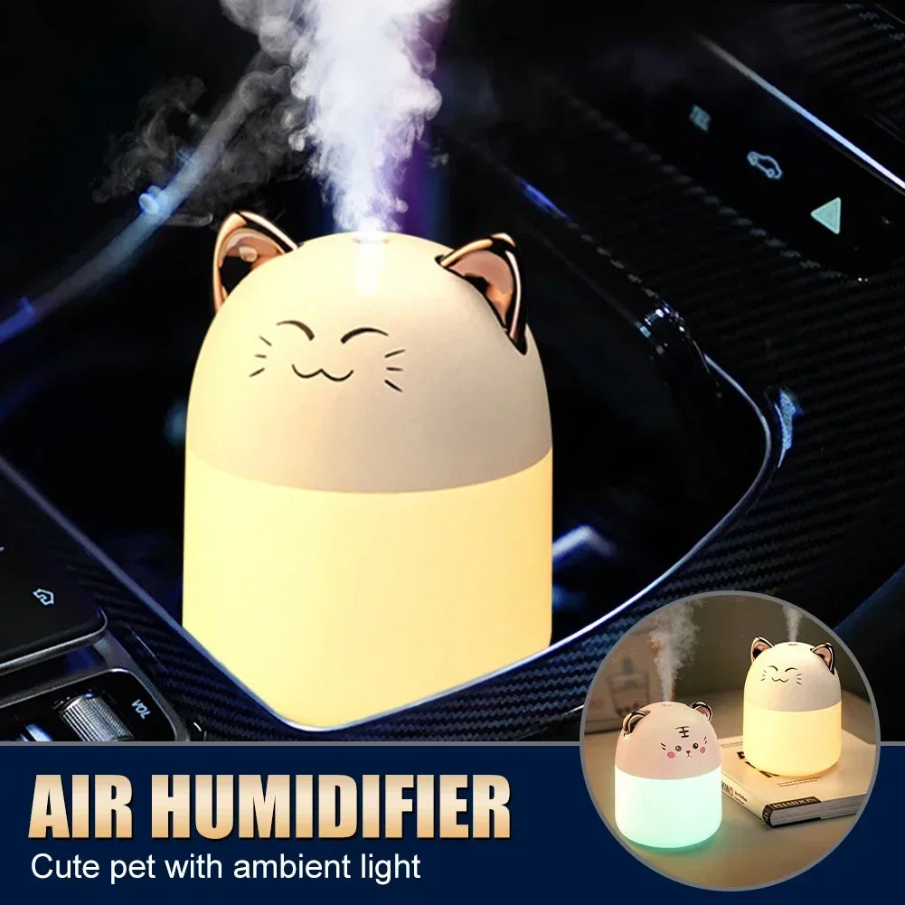 Colorful Ambient Light Desktop Humidifier Aroma Diffuser